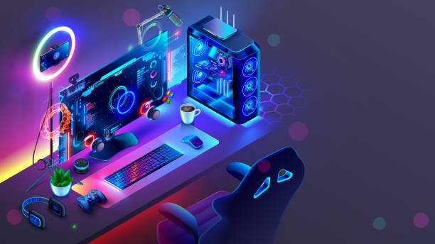 gaming rig illustration